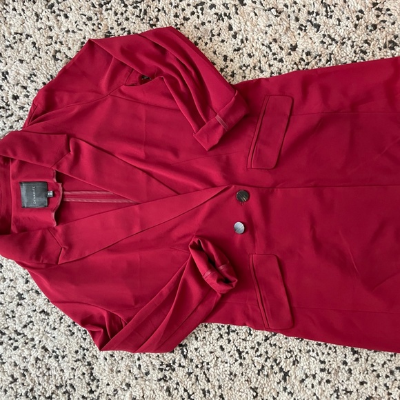 Long Red Blazer - Picture 3 of 3